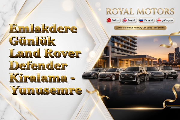 Emlakdere Günlük Land Rover Defender Kiralama - Yunusemre