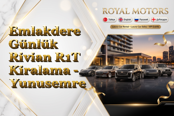 Emlakdere Günlük Rivian R1T Kiralama - Yunusemre