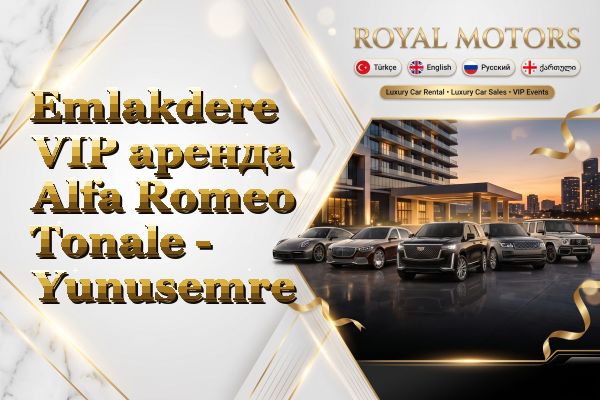 Emlakdere VIP аренда Alfa Romeo Tonale - Yunusemre
