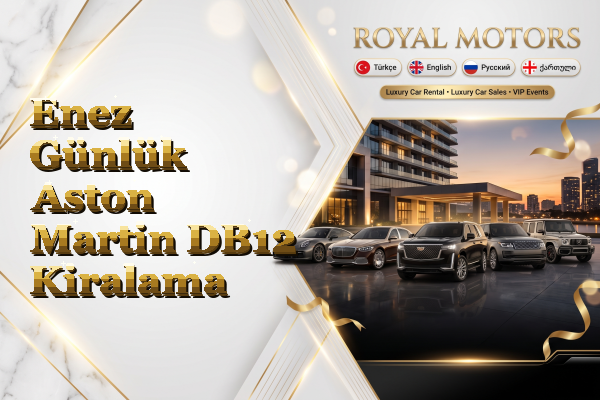 Enez Günlük Aston Martin DB12 Kiralama