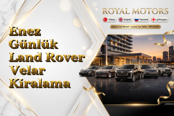 Enez Günlük Land Rover Velar Kiralama
