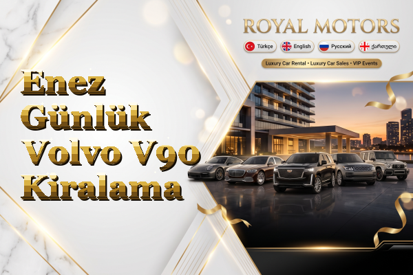 Enez Günlük Volvo V90 Kiralama