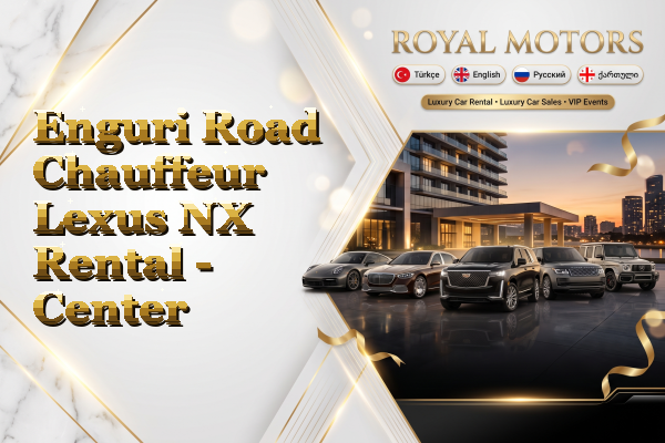 Enguri Road Chauffeur Lexus NX Rental - Center