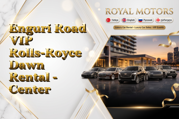 Enguri Road VIP Rolls-Royce Dawn Rental - Center