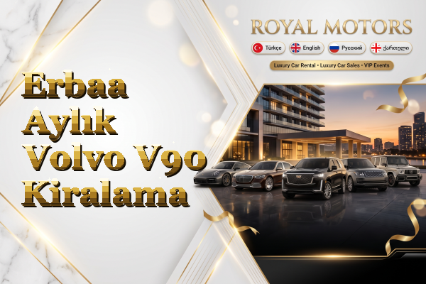 Erbaa Aylık Volvo V90 Kiralama