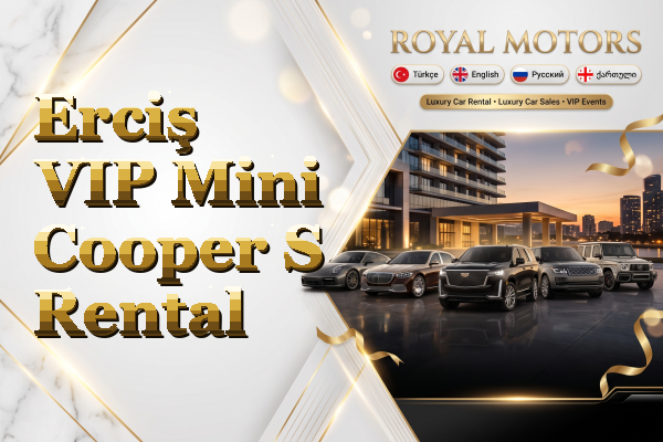 Erciş VIP Mini Cooper S Rental