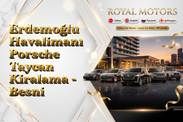 Erdemoğlu Havalimanı Porsche Taycan Kiralama - Besni