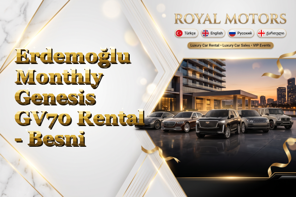 Erdemoğlu Monthly Genesis GV70 Rental - Besni