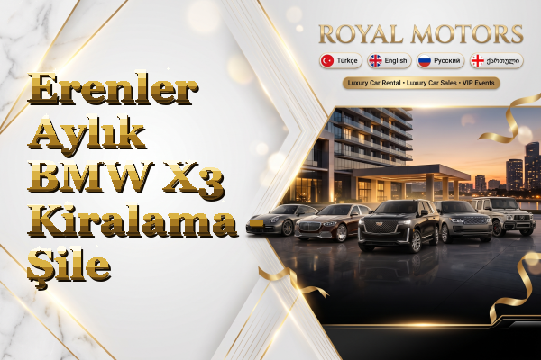 Erenler Aylık BMW X3 Kiralama - Şile