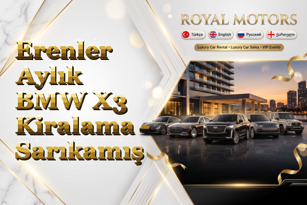 Erenler Aylık BMW X3 Kiralama - Sarıkamış