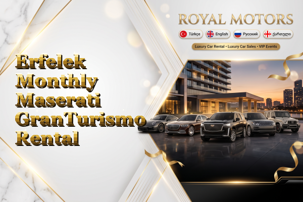 Erfelek Monthly Maserati GranTurismo Rental