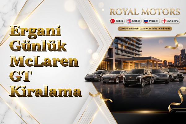 Ergani Günlük McLaren GT Kiralama