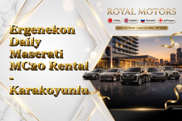 Ergenekon Daily Maserati MC20 Rental - Karakoyunlu