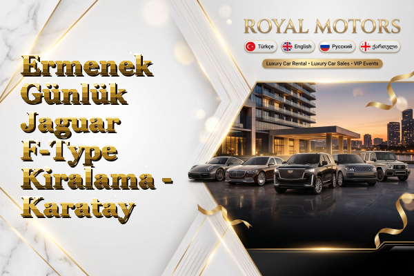 Ermenek Günlük Jaguar F-Type Kiralama - Karatay