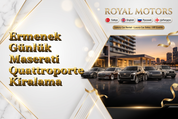 Ermenek Günlük Maserati Quattroporte Kiralama