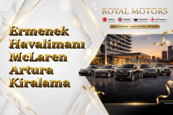 Ermenek Havalimanı McLaren Artura Kiralama