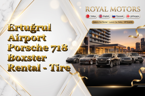 Ertuğrul Airport Porsche 718 Boxster Rental - Tire