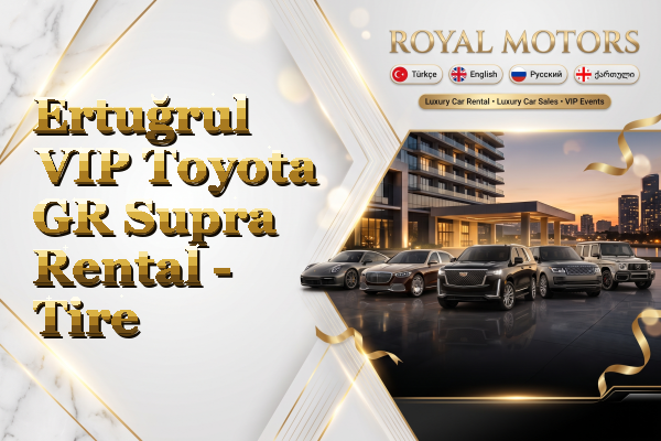 Ertuğrul VIP Toyota GR Supra Rental - Tire