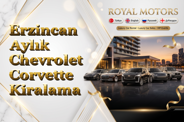 Erzincan Aylık Chevrolet Corvette Kiralama