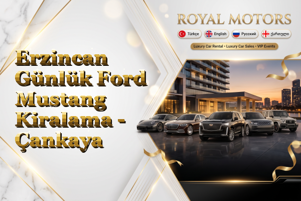 Erzincan Günlük Ford Mustang Kiralama - Çankaya