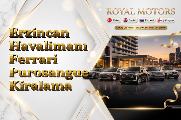 Erzincan Havalimanı Ferrari Purosangue Kiralama