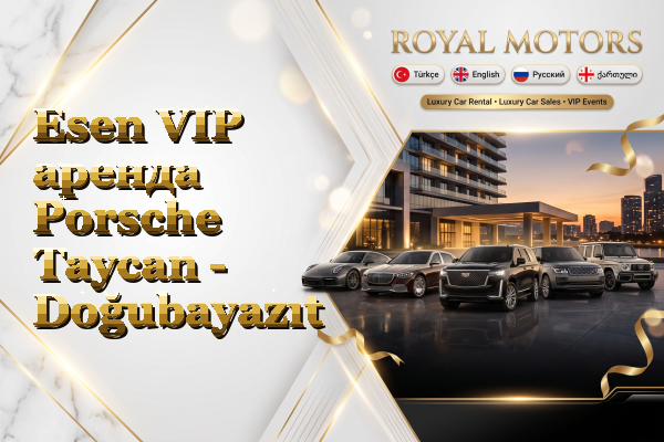 Esen VIP аренда Porsche Taycan - Doğubayazıt