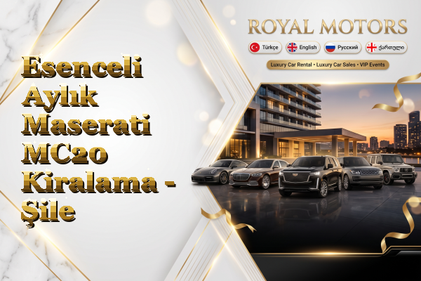 Esenceli Aylık Maserati MC20 Kiralama - Şile