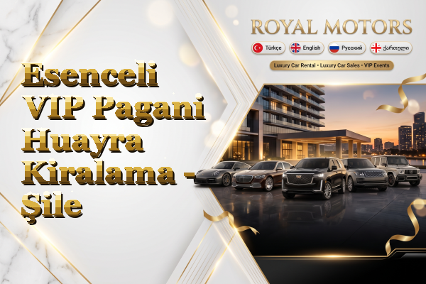 Esenceli VIP Pagani Huayra Kiralama - Şile