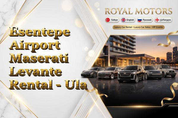 Esentepe Airport Maserati Levante Rental - Ula
