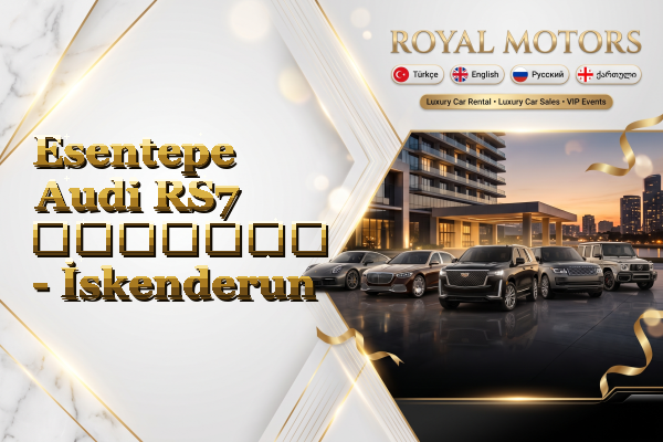 Esentepe Audi RS7 გაყიდვა - İskenderun