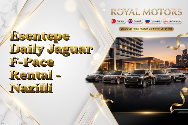 Esentepe Daily Jaguar F-Pace Rental - Nazilli