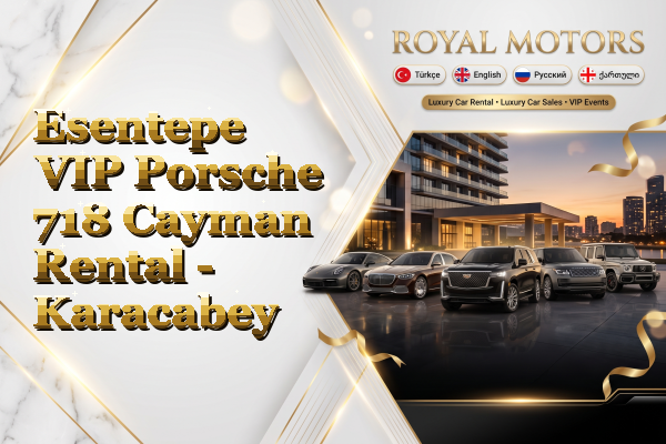 Esentepe VIP Porsche 718 Cayman Rental - Karacabey