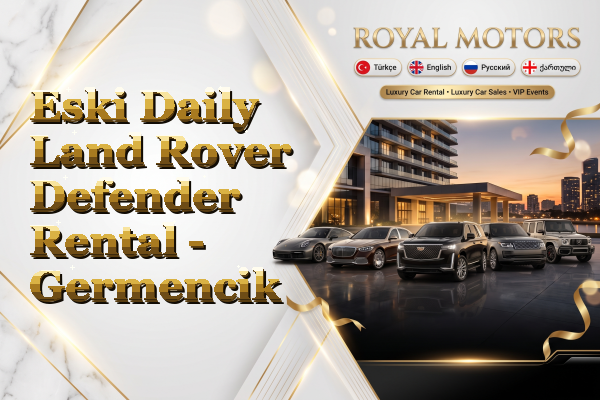 Eski Daily Land Rover Defender Rental - Germencik