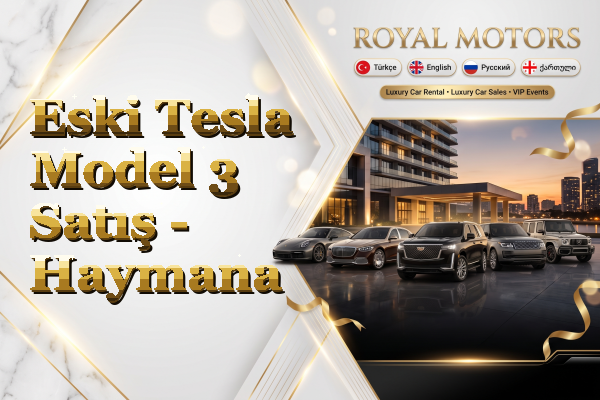 Eski Tesla Model 3 Satış - Haymana