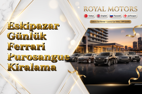 Eskipazar Günlük Ferrari Purosangue Kiralama