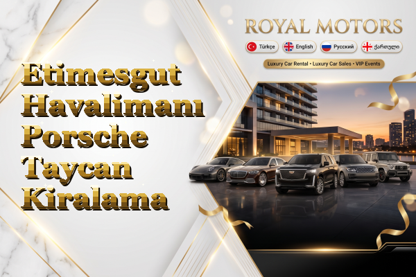 Etimesgut Havalimanı Porsche Taycan Kiralama