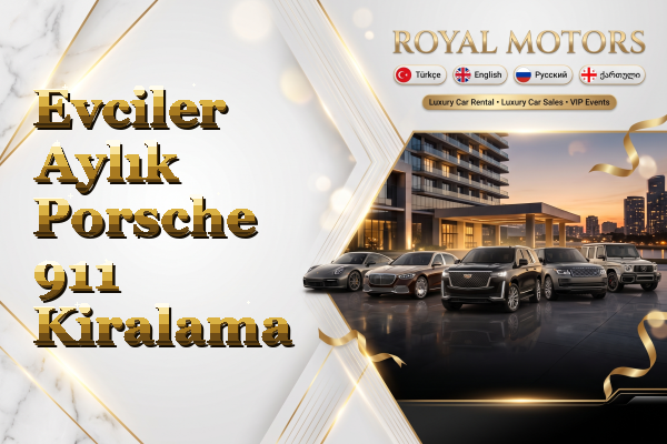 Evciler Aylık Porsche 911 Kiralama