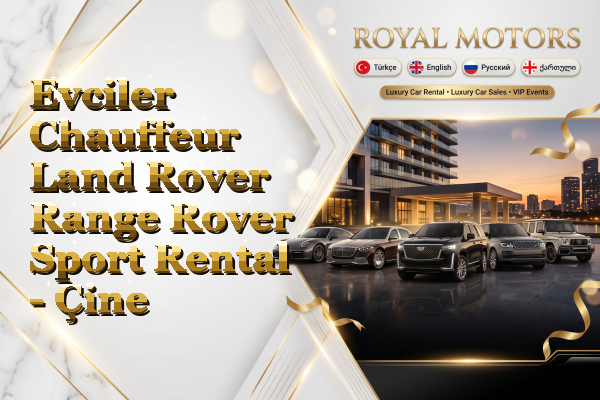 Evciler Chauffeur Land Rover Range Rover Sport Rental - Çine