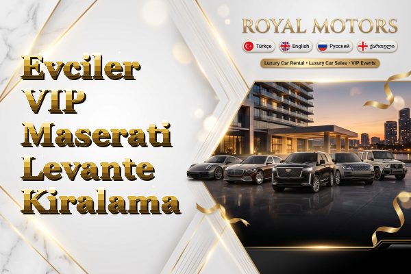 Evciler VIP Maserati Levante Kiralama