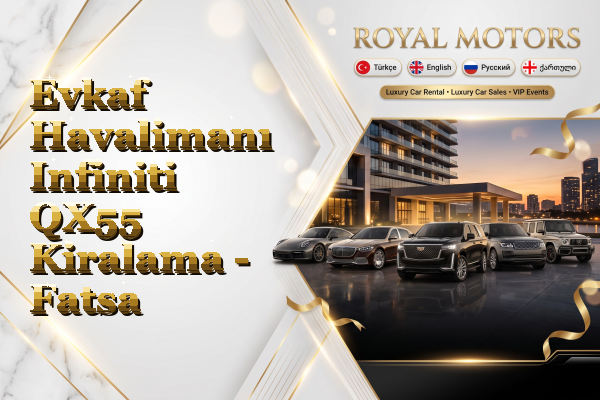 Evkaf Havalimanı Infiniti QX55 Kiralama - Fatsa