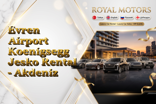 Evren Airport Koenigsegg Jesko Rental - Akdeniz
