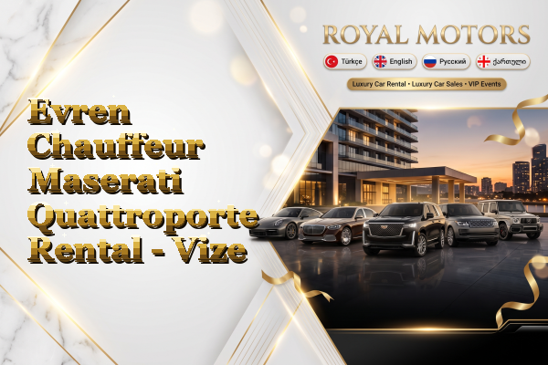 Evren Chauffeur Maserati Quattroporte Rental - Vize