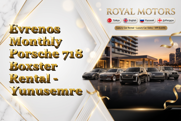 Evrenos Monthly Porsche 718 Boxster Rental - Yunusemre