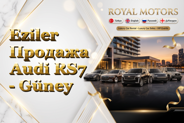Eziler Продажа Audi RS7 - Güney