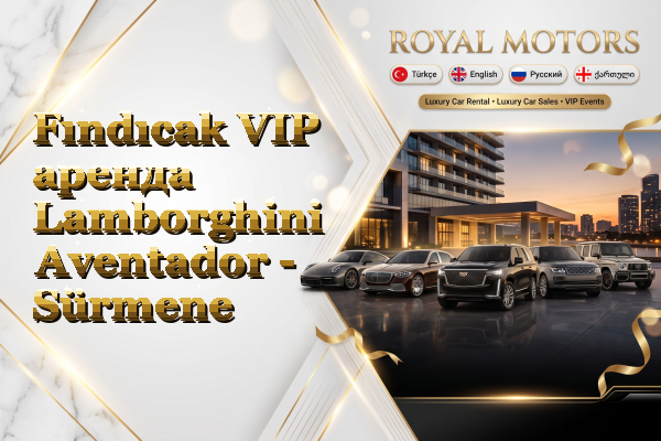 Fındıcak VIP аренда Lamborghini Aventador - Sürmene