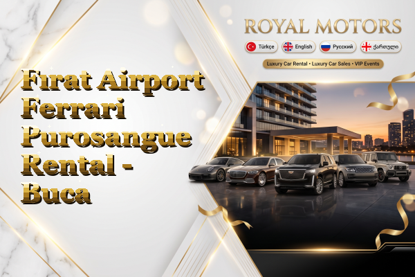 Fırat Airport Ferrari Purosangue Rental - Buca