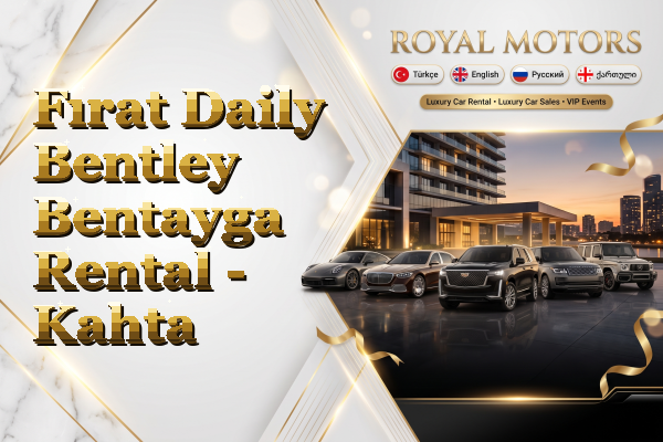 Fırat Daily Bentley Bentayga Rental - Kahta