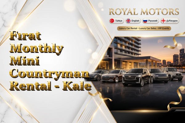 Fırat Monthly Mini Countryman Rental - Kale