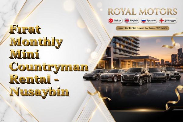 Fırat Monthly Mini Countryman Rental - Nusaybin