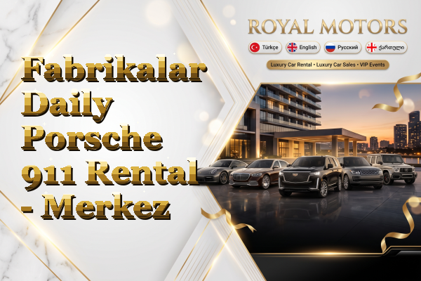 Fabrikalar Daily Porsche 911 Rental - Merkez